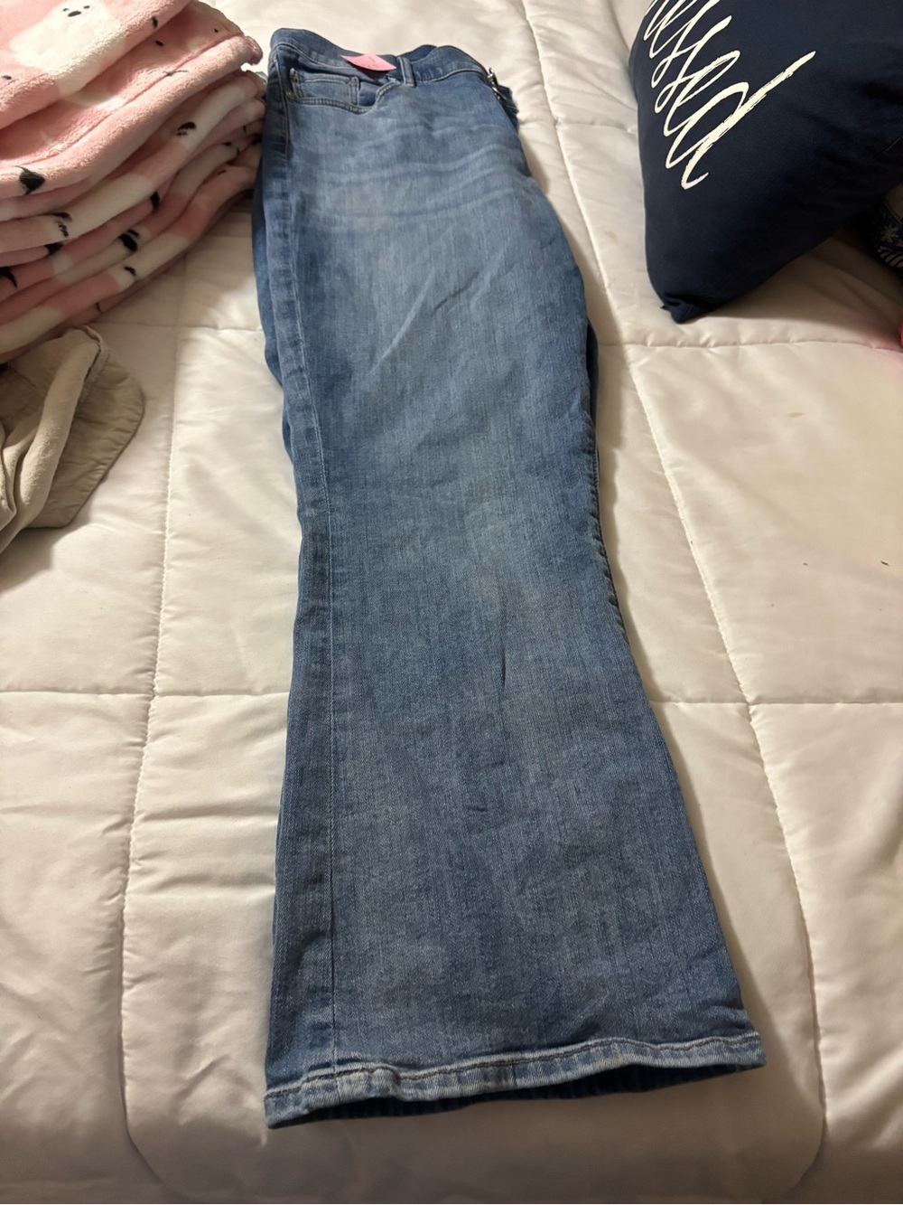 LOFT Light Blue Flare Jeans